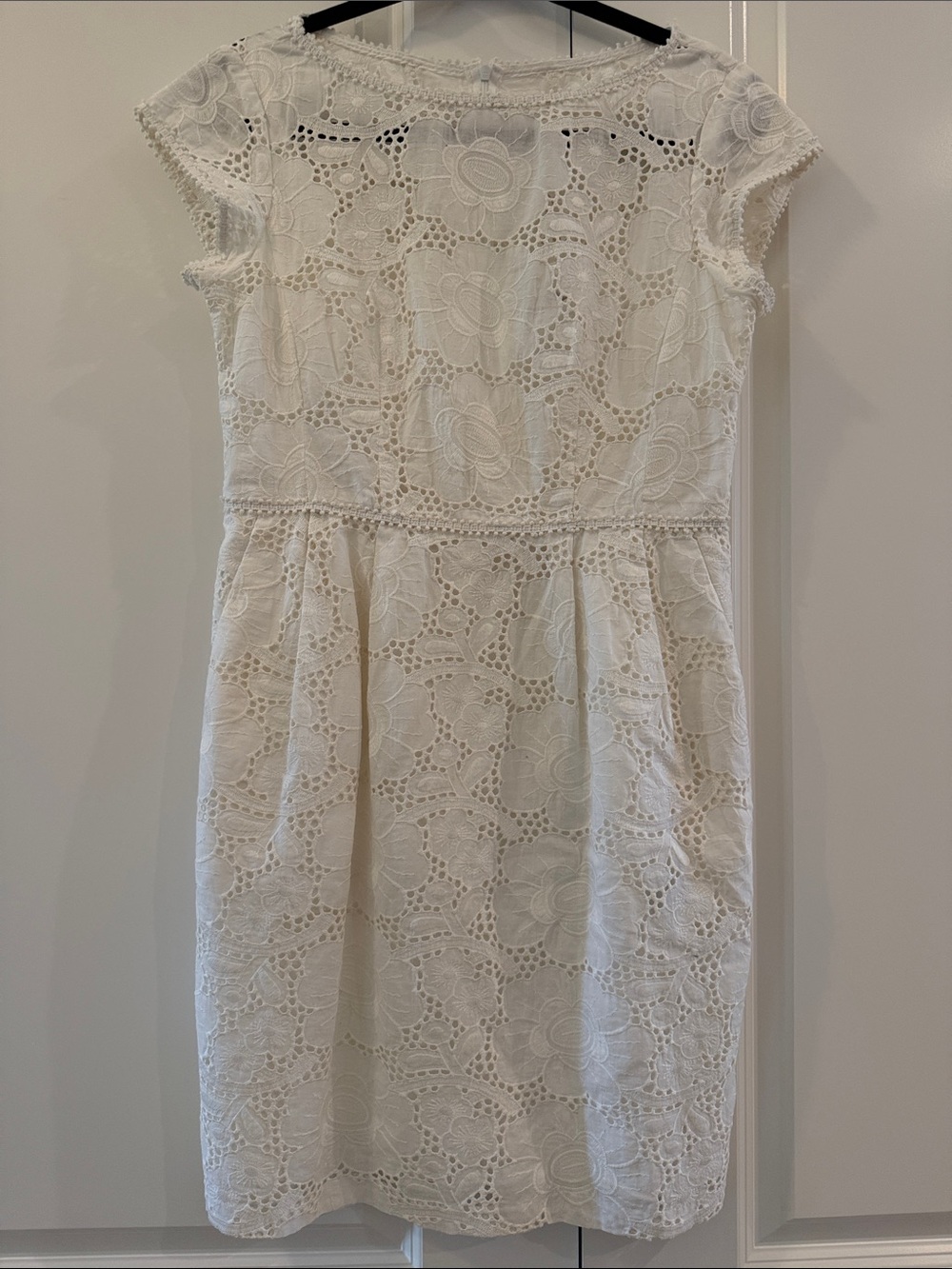 Nanette Lepore White Eyelet Lace Dress